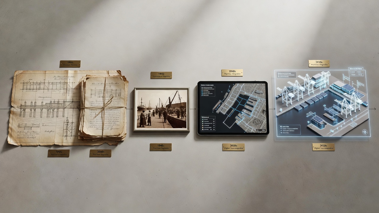 Tracing the Evolution of Waterfront Infrastructure Through Archival Records